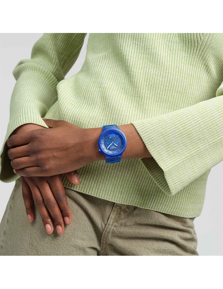 Swatch Watch - Navi Joy - Only Time - 47mm - Blue - SB05N116