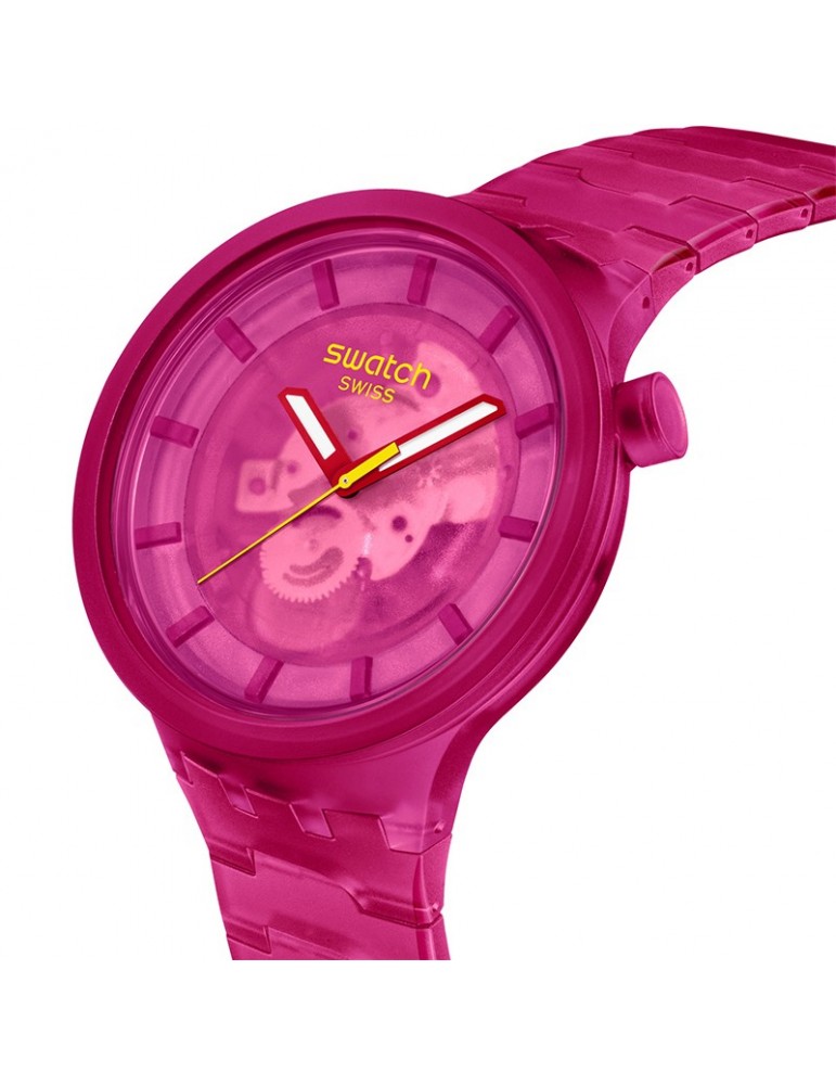 Orologio Swatch - Pink Joy - Solo Tempo - 47mm - Rosa - SB05P102