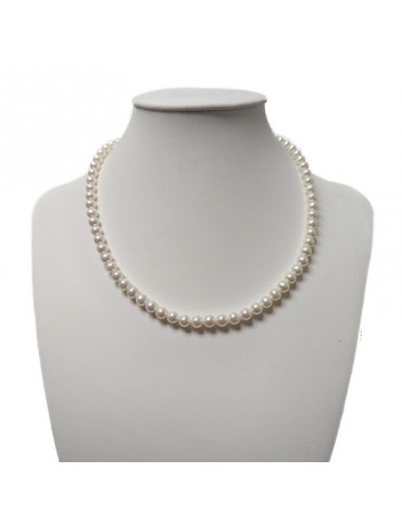 Collana Nimei - Gold - Perle Freshwater - 5,5 - 6 mm - NIMEIGOLD556