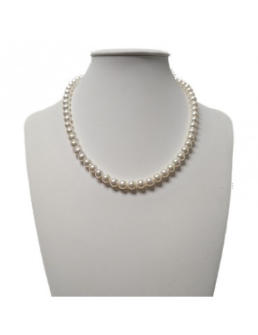Nimei Necklace - Freshwater Pearls - Pure 6.5 - 7 mm - NIMEIPURA657