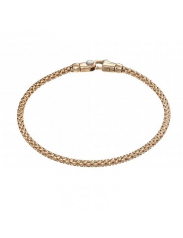 Chimento Bracelet - Tradition Gold Pomegranate in 18k Rose Gold with Diamond 0.03 ct - 19 cm - 0