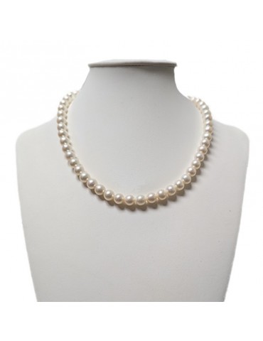 Nimei Necklace - Pure Freshwater Pearls - 7.5 - 8 mm - NIMEIPURA758