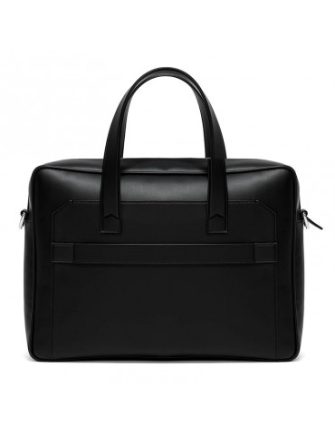 Pineider Briefcase - Black Smooth Calfskin - PC Holder -PSL001056 2