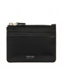Pineider Card Holder - Smooth and Black Calfskin - PSS711056