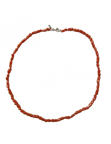 Della Rovere Necklace - Choker - 925% Silver - Red Coral -DR235 2