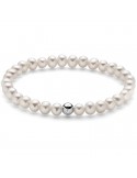 Miluna Bracelet - Oriente Pearls 5.5 - 6 mm - Silver Boule - PBR3034