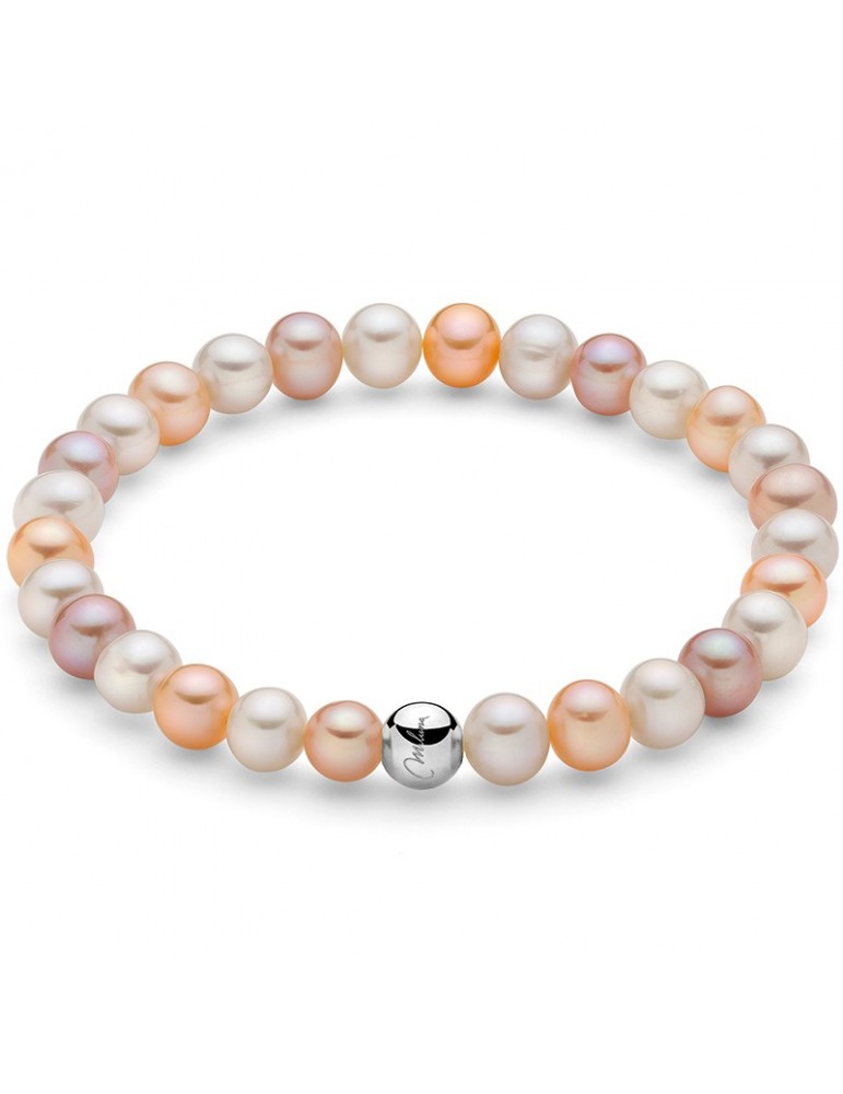 Miluna Bracelet - Oriente Peach and Lavender Pearls-5.5 - 6 mm-PBR3359