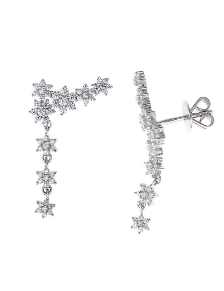 Salvatore Plata earrings-Legacy-Snowflakes-Cubic Zirconia-195A0142