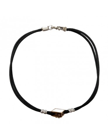 Bracciale Zancan - Rombo -Oro Rosa 18 Carati-Diamante Bianco-EB507RB12 2