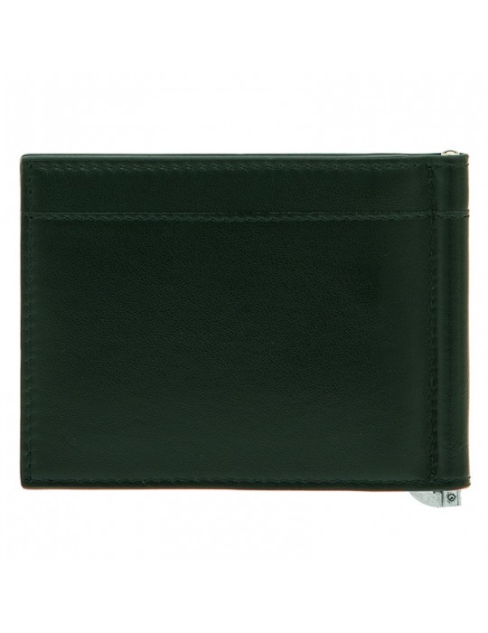 Pineider Money Clip - Daily 23-Green Smooth Calfskin-PSS712327