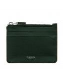 Pineider-Daily 23 Card Holder-Smooth and Green Calfskin-PSS711327