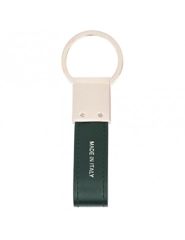 Pineider Keyring -Daily 23-Green Smooth Calfskin-PSS716327 2