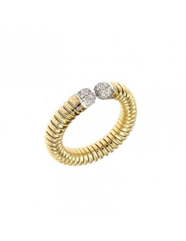 Antorà Ring - Memento in 18K Yellow Gold with Natural Diamonds 0.15 ct - 0