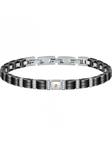 Morellato Bracelet - Gold - Golden Vine - White Crystals - SATM15