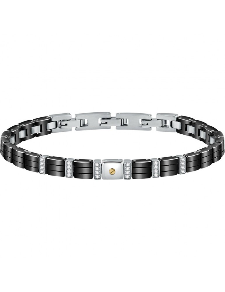Morellato Bracelet - Gold - Golden Vine - White Crystals - SATM15