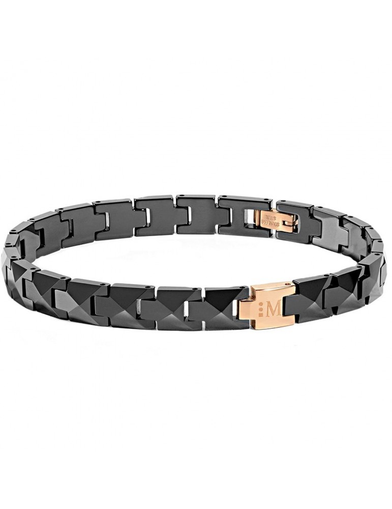 Morellato bracelet - Ceramic - Steel - Rose Gold details - SACU03
