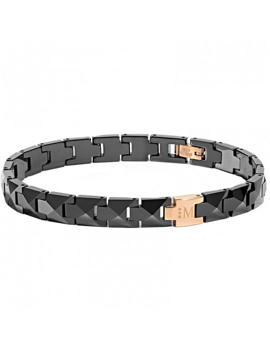 Morellato bracelet - Ceramic - Steel - Rose Gold details - SACU03