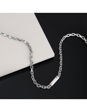 Morellato Necklace - Gold - Chain - Steel - Plate - Golden Screws - SATM16 2