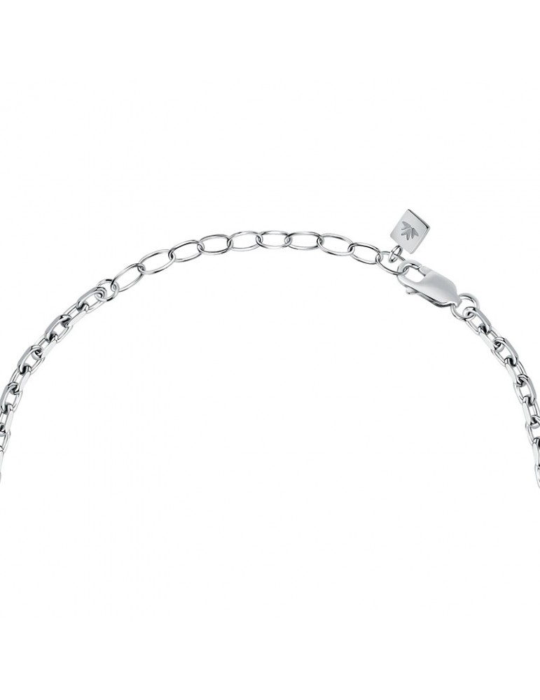 Morellato Necklace - Gold - Chain - Steel - Plate - Golden Screws - SATM16