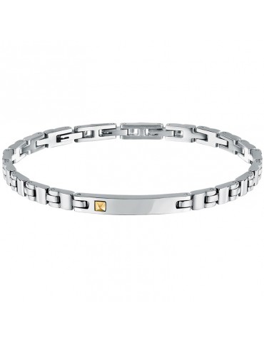 Bracciale Morellato -Gold-Acciaio-Elemento-Oro Giallo 18 Carati-SATM29