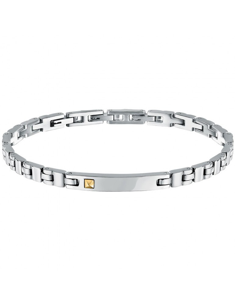 Bracciale Morellato -Gold-Acciaio-Elemento-Oro Giallo 18 Carati-SATM29