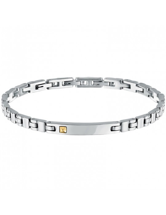 Bracciale Morellato -Gold-Acciaio-Elemento-Oro Giallo 18 Carati-SATM29