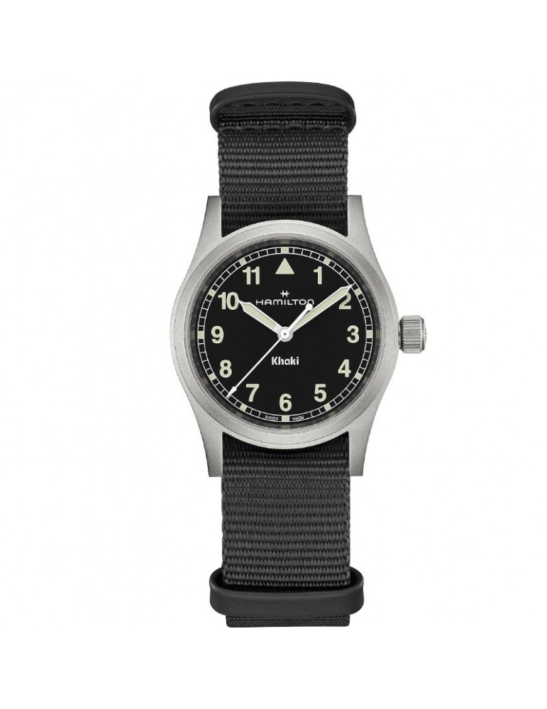Hamilton Watch - Khaki Field Quartz 33mm Black - NATO Strap - 0