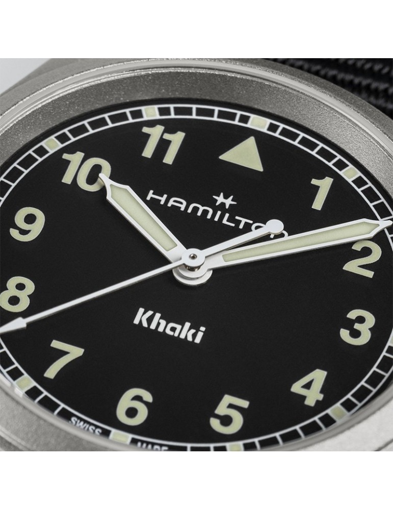 Hamilton Watch - Khaki Field Quartz 33mm Black - NATO Strap - 0