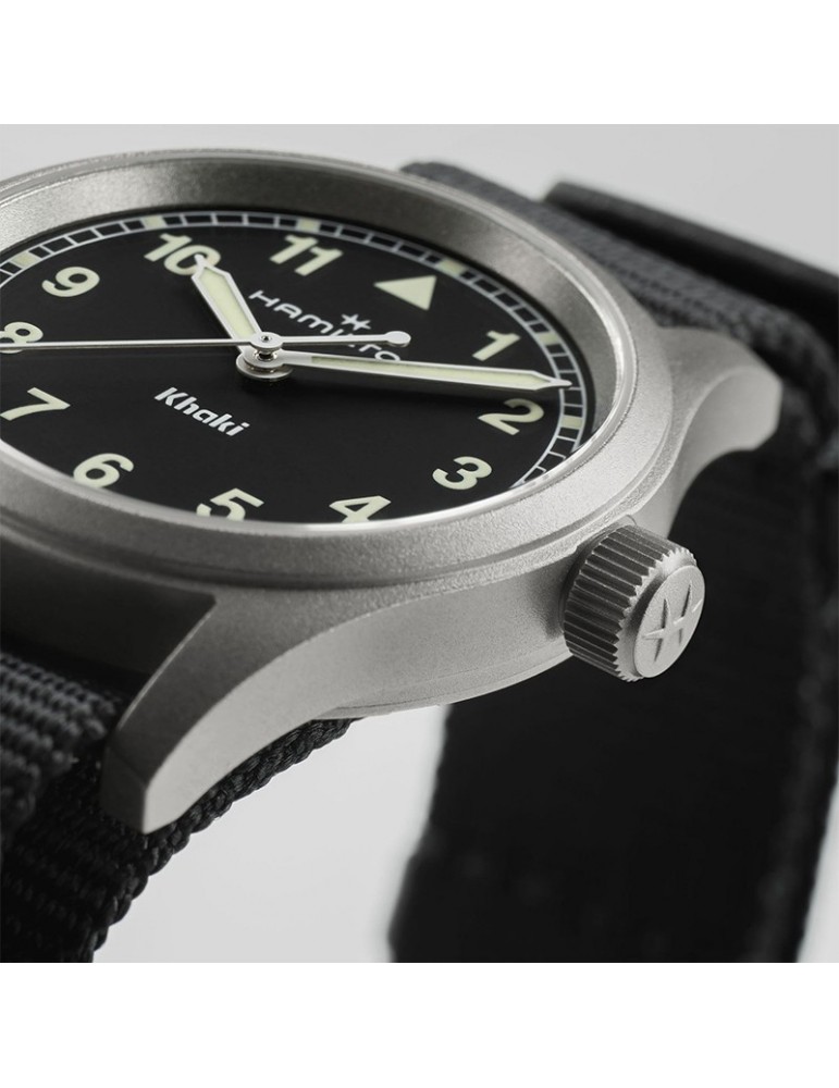 Hamilton Watch - Khaki Field Quartz 33mm Black - NATO Strap - 0