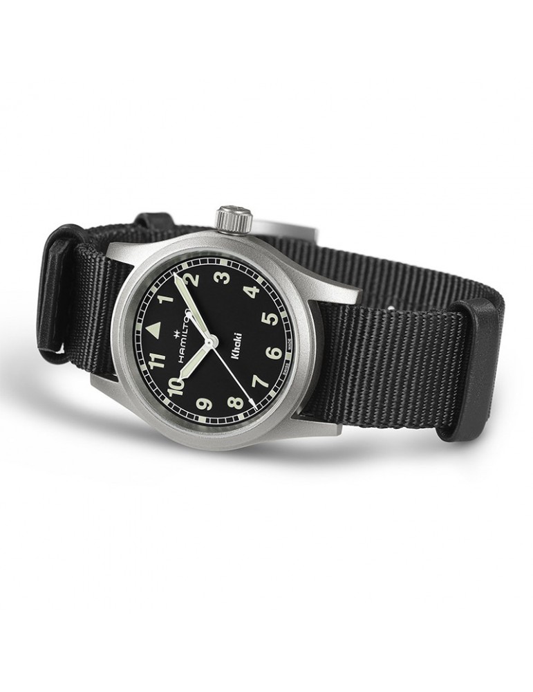 Hamilton Watch - Khaki Field Quartz 33mm Black - NATO Strap - 0