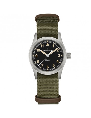 Hamilton Watch - Khaki Field Quartz 33mm Black Green - NATO Strap - 0