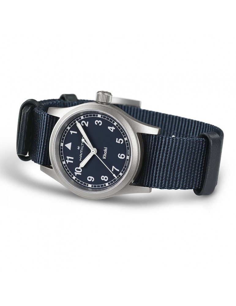 Hamilton Watch - Khaki Field Quartz 33mm Blue - NATO Strap - 0