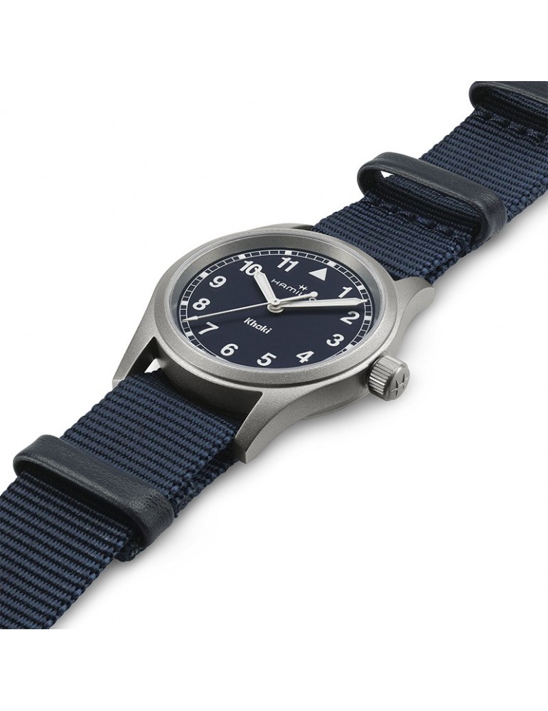 Orologio Hamilton - Khaki Field Quarzo 33mm Blu - Cinturino NATO - H69301940