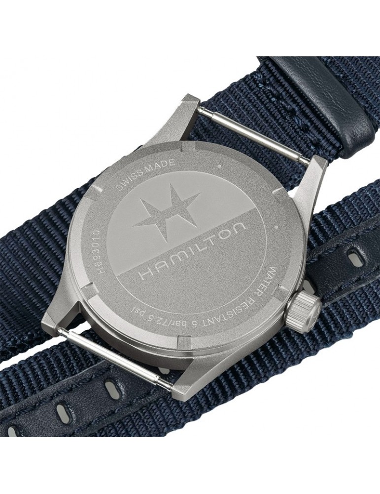 Orologio Hamilton - Khaki Field Quarzo 33mm Blu - Cinturino NATO - H69301940