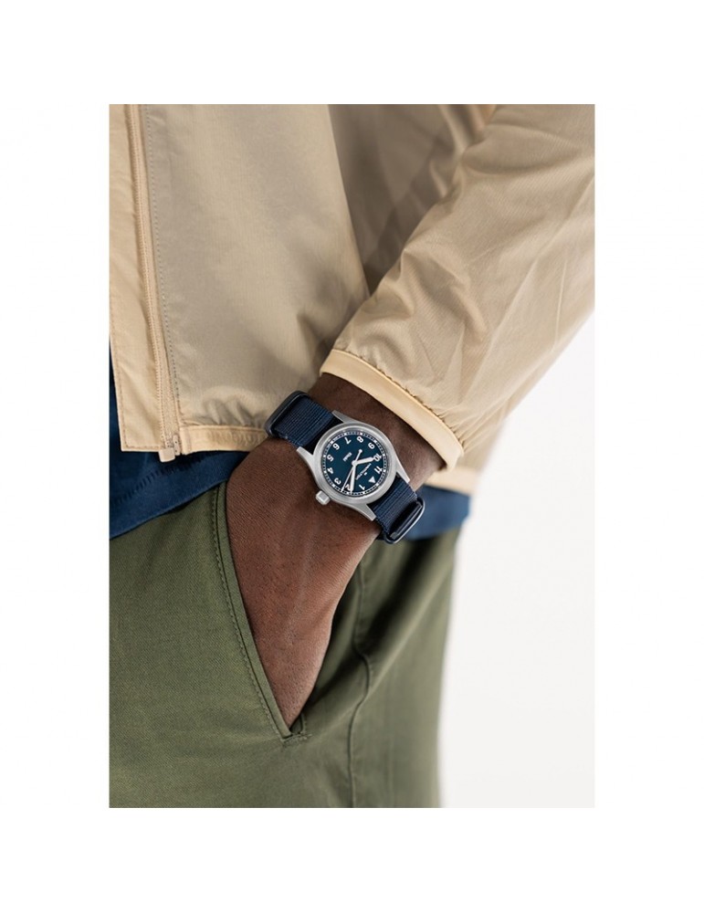 Orologio Hamilton - Khaki Field Quarzo 33mm Blu - Cinturino NATO - H69301940