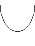 Morellato Necklace - Stones - Steel - Black Agate - S1728