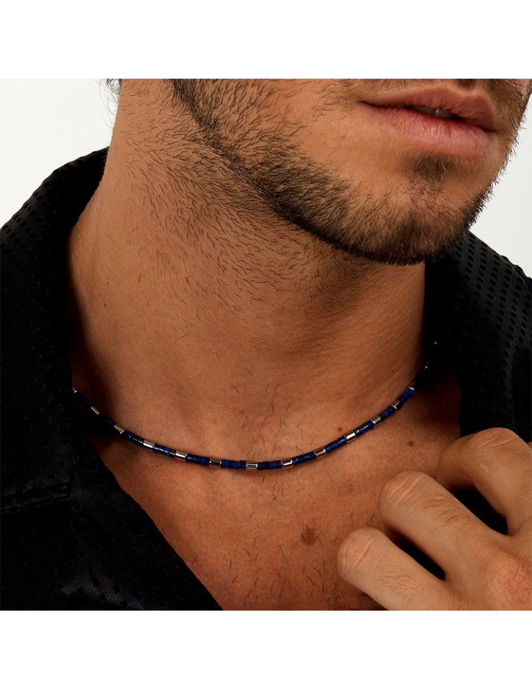 Morellato necklace - Stones - Steel - Lapis Lazuli - S1729