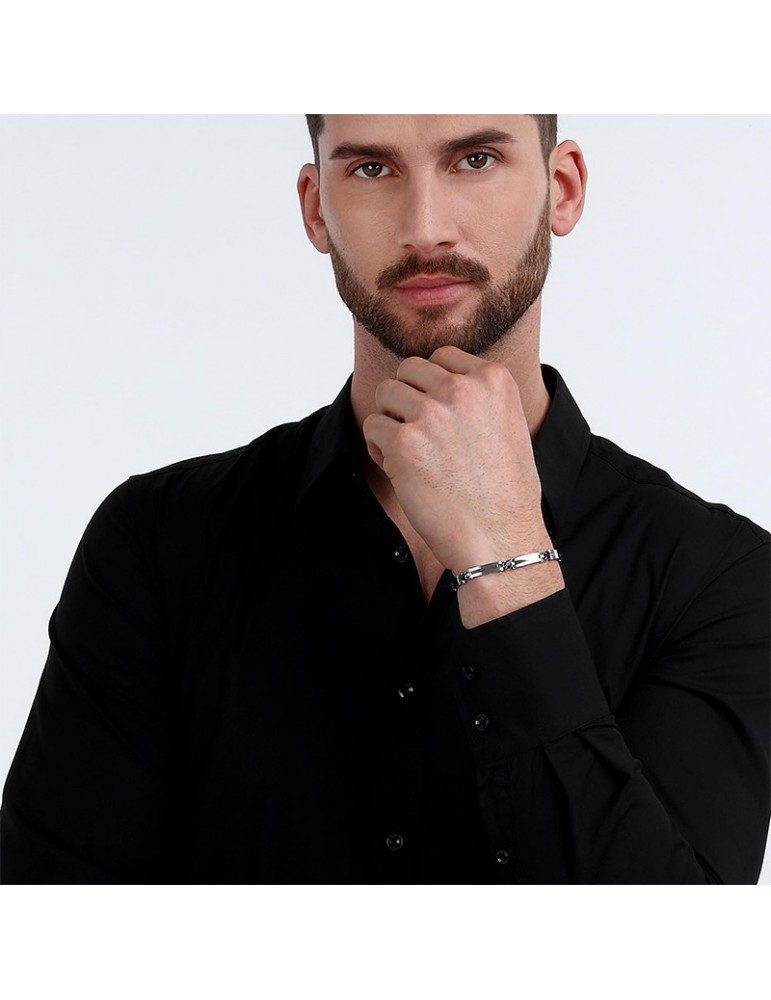 Bracciale Morellato - Urban - Acciaio - Cristalli Blu - SABH24