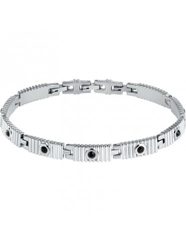 Bracciale Morellato - Urban - Acciaio - Cristalli Neri - SABH31