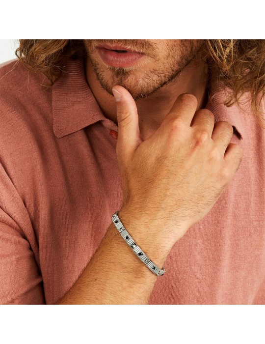 Morellato Bracelet - Urban - Steel - Black Crystals - SABH31