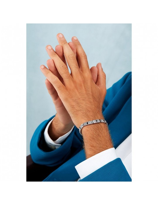 Bracciale Morellato - Urban - Acciaio - Cristalli Neri - SABH31