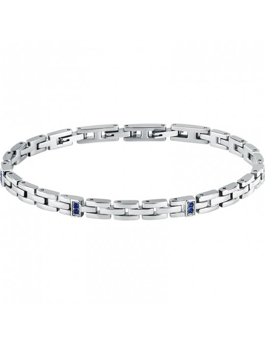 Bracciale Morellato - Motown - Acciaio - Cristalli Blu - SABH51