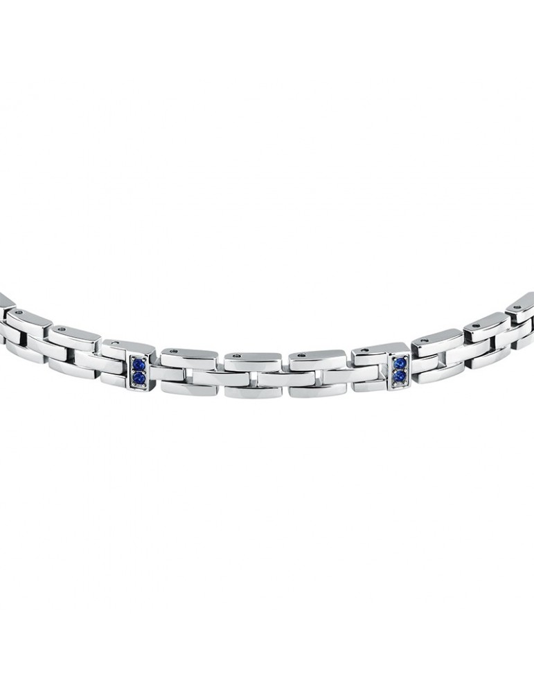 Bracciale Morellato - Motown - Acciaio - Cristalli Blu - SABH51