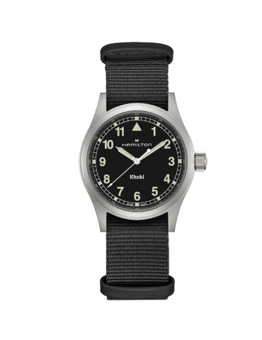 Hamilton Watch - Khaki Field Quartz 38mm Black - NATO Strap - 0