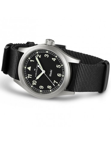 Hamilton Watch - Khaki Field Quartz 38mm Black - NATO Strap - 0 2