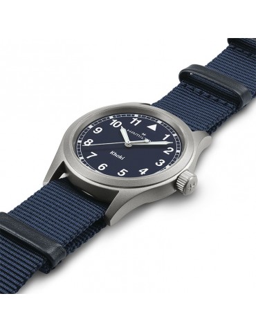 Hamilton Watch - Khaki Field Quartz 38mm Blue - NATO Strap - 0 2