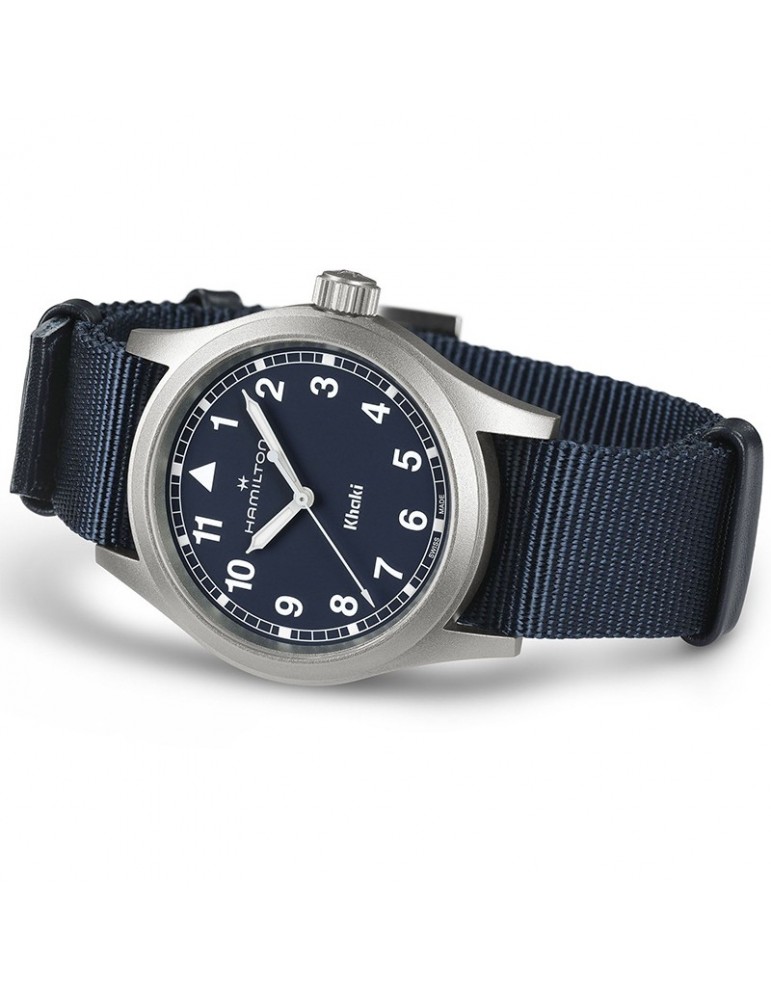 Hamilton Watch - Khaki Field Quartz 38mm Blue - NATO Strap - 0