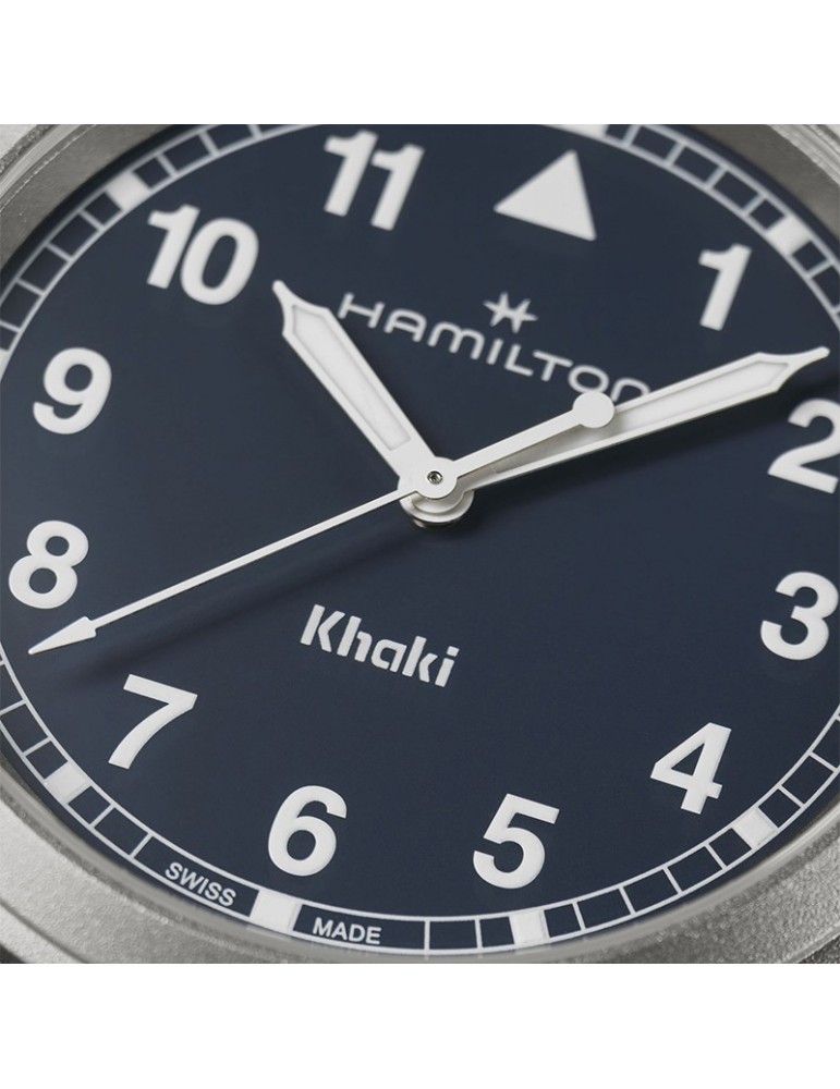 Hamilton Watch - Khaki Field Quartz 38mm Blue - NATO Strap - 0