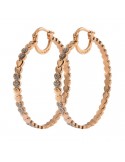 Rue Des Mille Pair Earrings with Alternate Hearts for Woman - 0