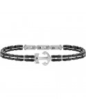 Bracciale Morellato - Ceramic - Maglie Nere - Ancora Centrale - SACU10